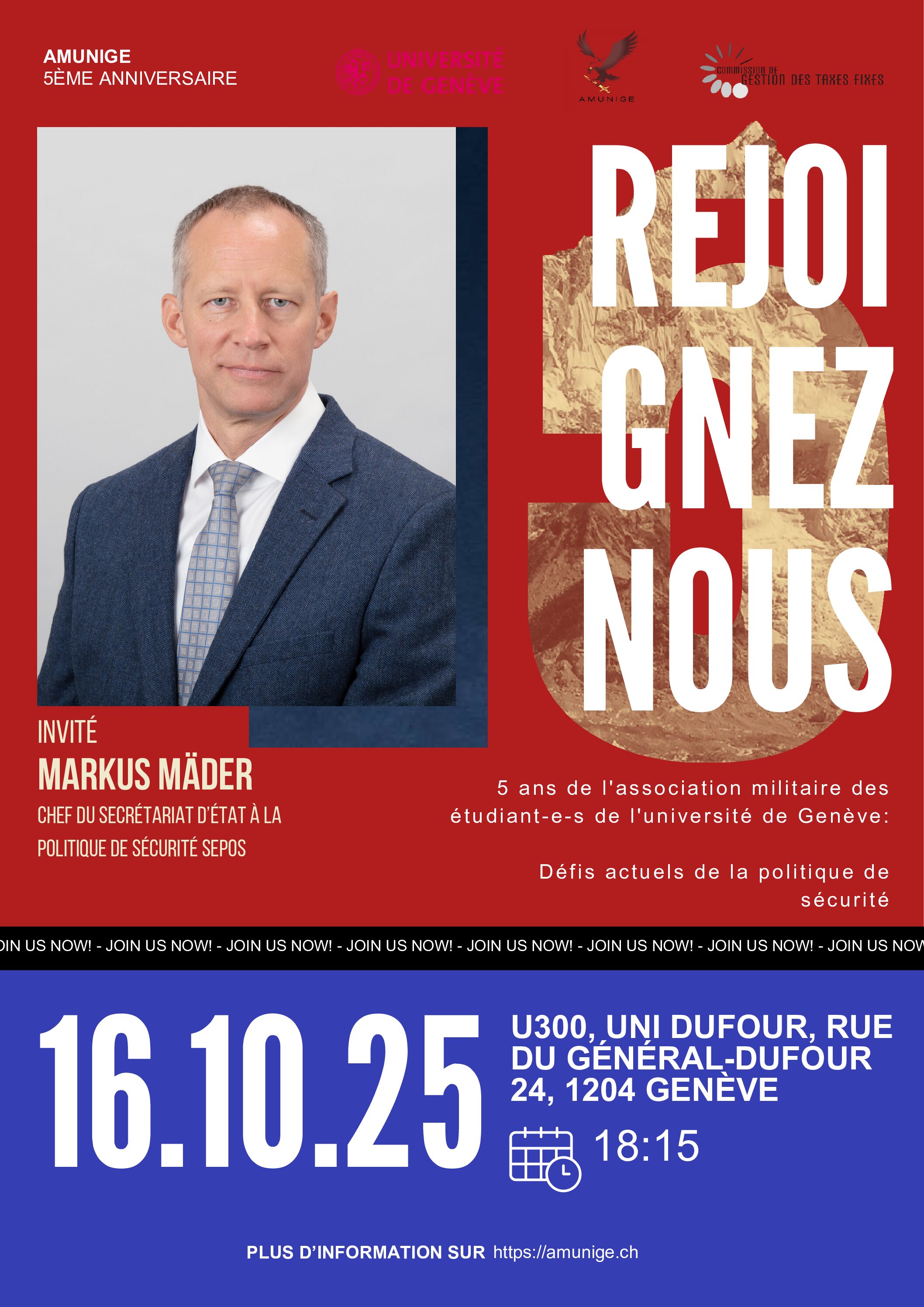 Poster réseaux sociaux 5 ans